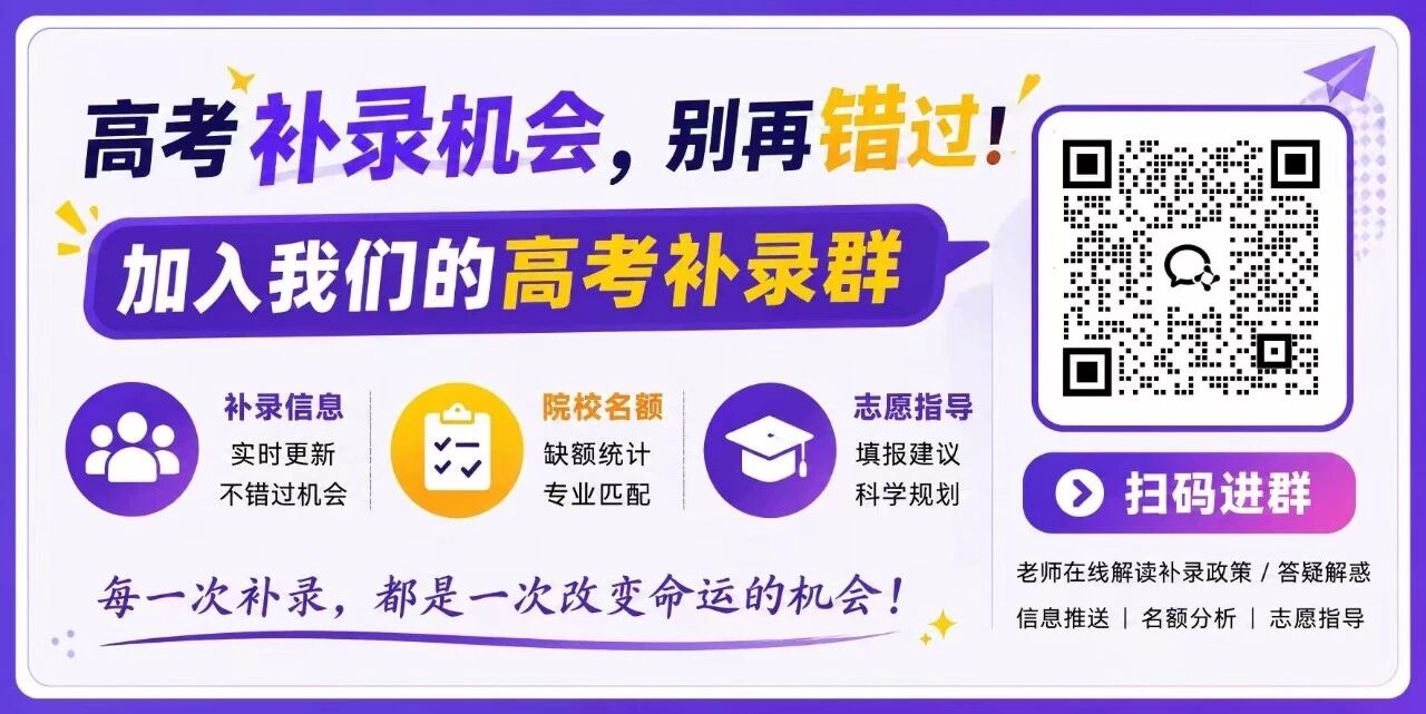 补录交流群二维码